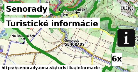 Turistické informácie, Senorady