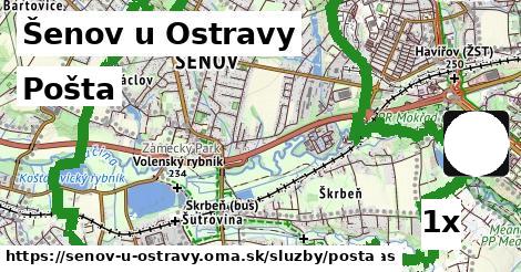 pošta v Šenov u Ostravy