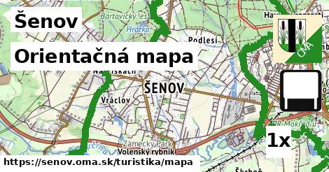 Orientačná mapa, Šenov