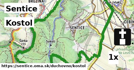 Kostol, Sentice