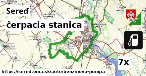 čerpacia stanica, Sereď