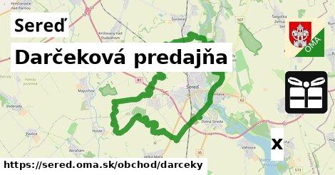 Darčeková predajňa, Sereď