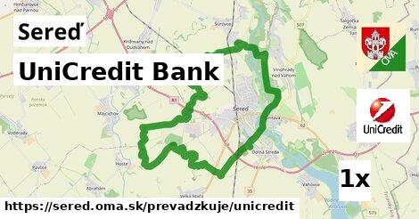 UniCredit Bank, Sereď