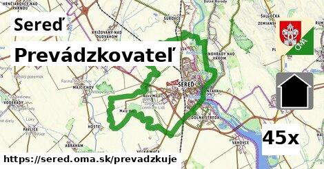 prevádzkovateľ v Sereď