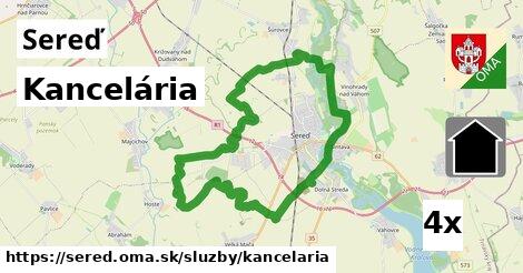 Kancelária, Sereď