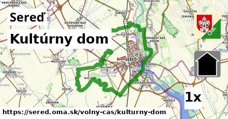 Kultúrny dom, Sereď