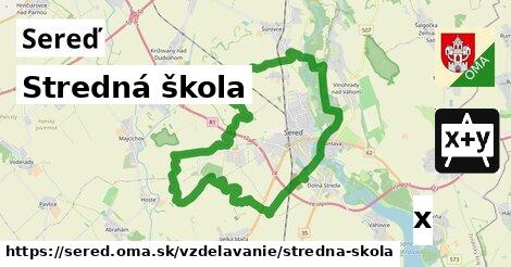 Stredná škola, Sereď