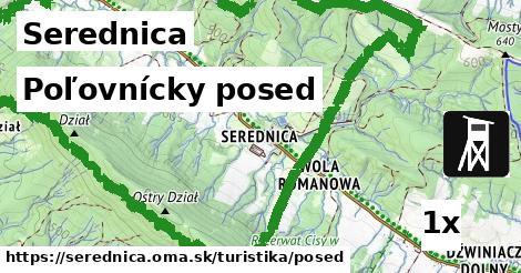 Poľovnícky posed, Serednica