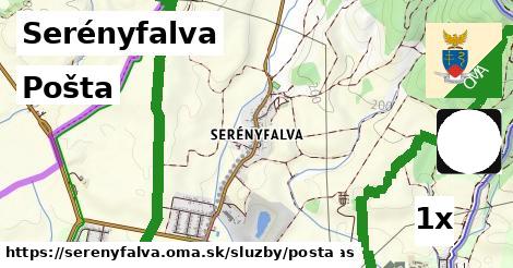 Pošta, Serényfalva