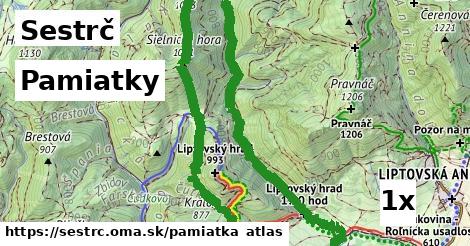 pamiatky v Sestrč