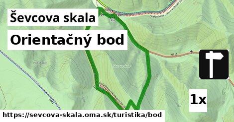 Orientačný bod, Ševcova skala