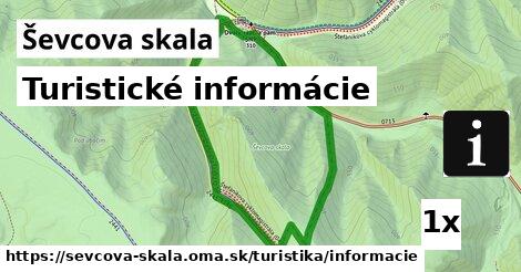 Turistické informácie, Ševcova skala