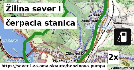 čerpacia stanica, Žilina sever I