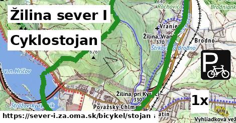 Cyklostojan, Žilina sever I