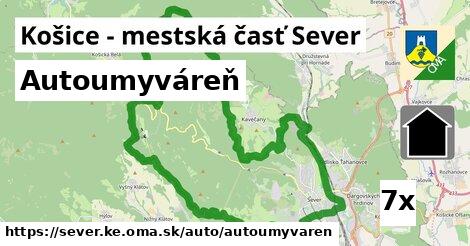 Autoumyváreň, Košice - mestská časť Sever