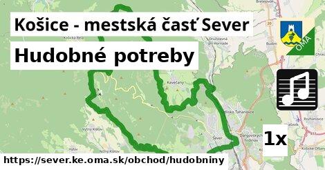 Hudobné potreby, Košice - mestská časť Sever