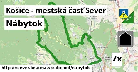 Nábytok, Košice - mestská časť Sever