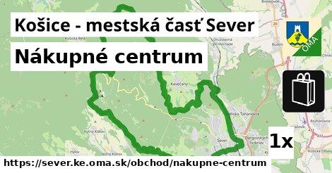 Nákupné centrum, Košice - mestská časť Sever