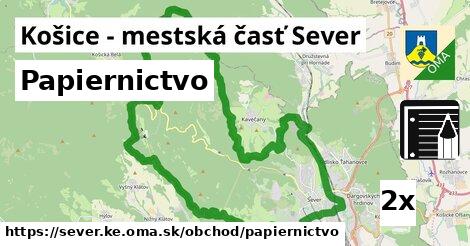 Papiernictvo, Košice - mestská časť Sever