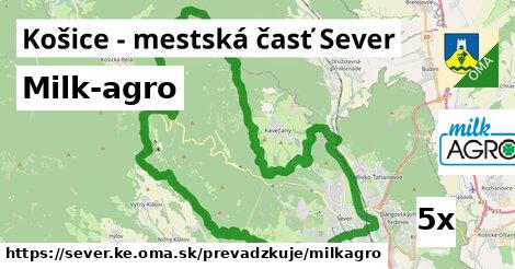 Milk-agro v Košice - mestská časť Sever