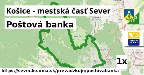 Poštová banka, Košice - mestská časť Sever