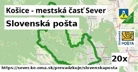 Slovenská pošta, Košice - mestská časť Sever