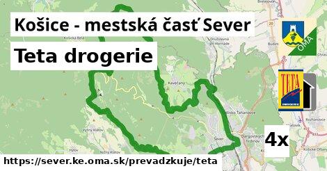 Teta drogerie, Košice - mestská časť Sever