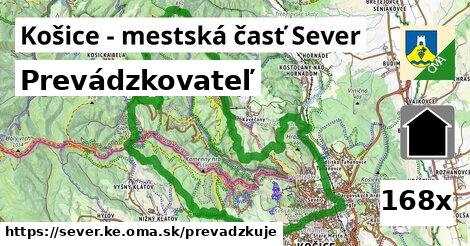 prevádzkovateľ v Košice - mestská časť Sever