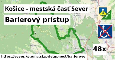 Barierový prístup, Košice - mestská časť Sever