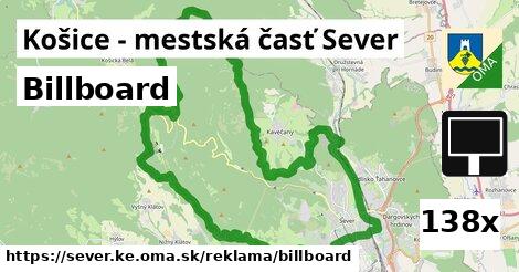 Billboard, Košice - mestská časť Sever