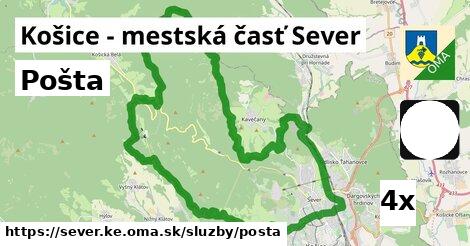 Pošta, Košice - mestská časť Sever