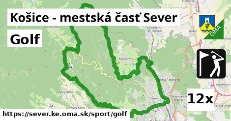 golf v Košice - mestská časť Sever