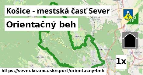 Orientačný beh, Košice - mestská časť Sever