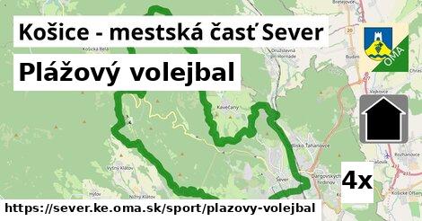 Plážový volejbal, Košice - mestská časť Sever