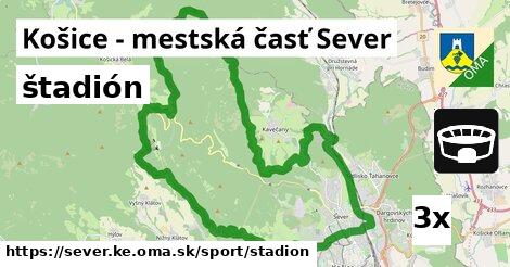 štadión, Košice - mestská časť Sever