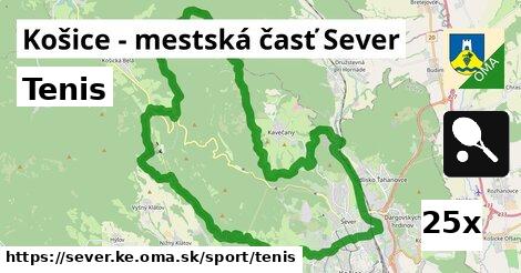 Tenis, Košice - mestská časť Sever