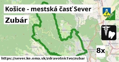 Zubár, Košice - mestská časť Sever