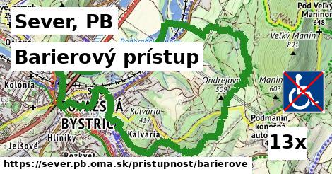 Barierový prístup, Sever, PB