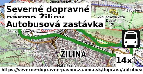 Autobusová zastávka, Severné dopravné pásmo Žiliny