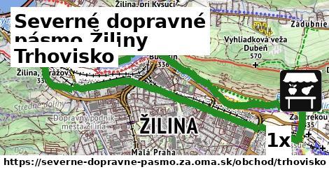 Trhovisko, Severné dopravné pásmo Žiliny