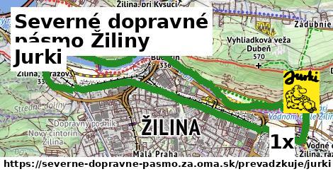 Jurki v Severné dopravné pásmo Žiliny