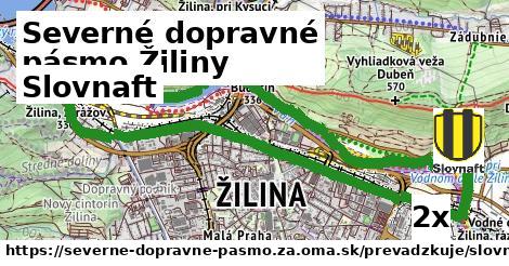 Slovnaft, Severné dopravné pásmo Žiliny