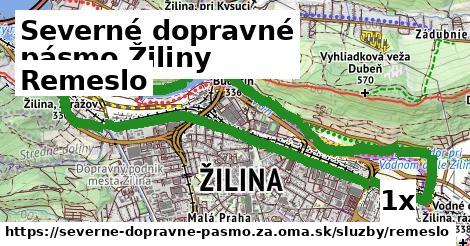 Remeslo, Severné dopravné pásmo Žiliny