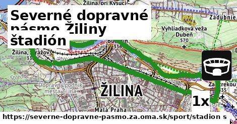 štadión v Severné dopravné pásmo Žiliny