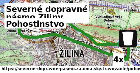 Pohostinstvo, Severné dopravné pásmo Žiliny