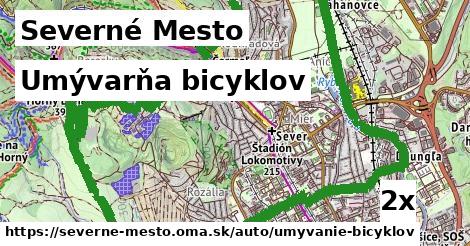 Umývarňa bicyklov, Severné Mesto