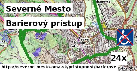 Barierový prístup, Severné Mesto