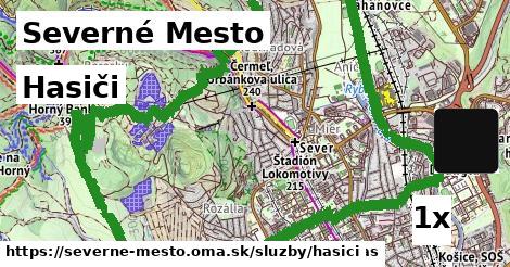 hasiči v Severné Mesto