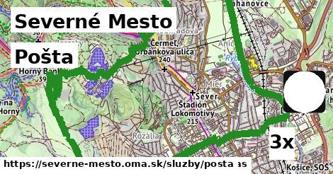 pošta v Severné Mesto