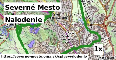 nalodenie v Severné Mesto